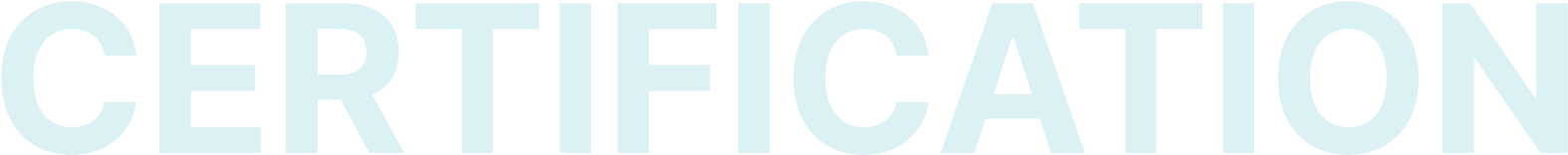 CERTIFICATION